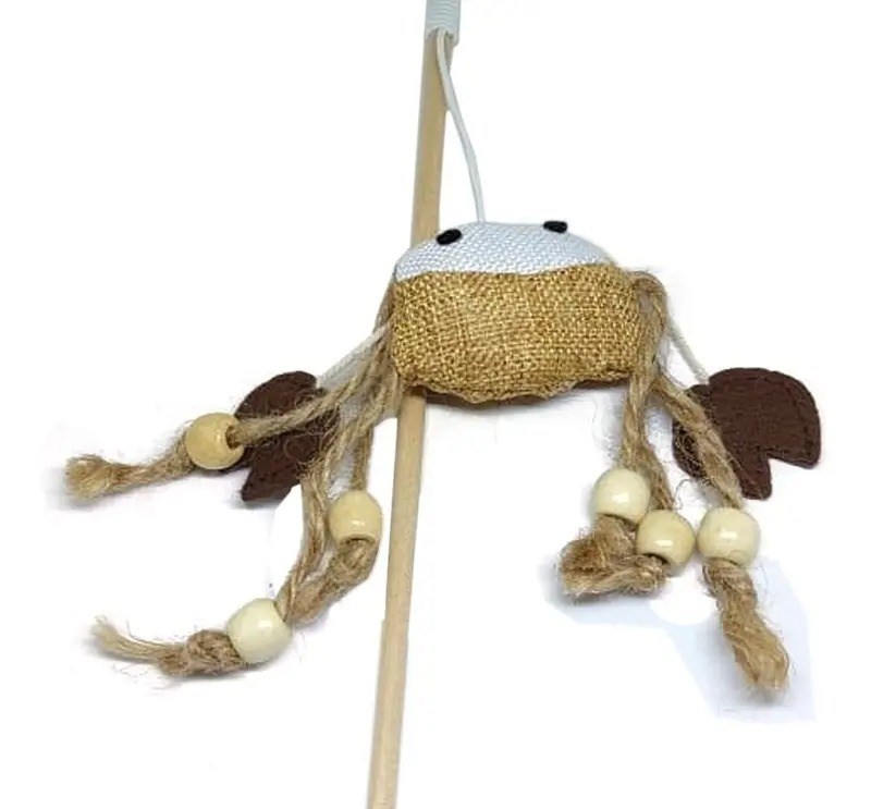 Varinha Brinquedo para Gato com Carangueijo