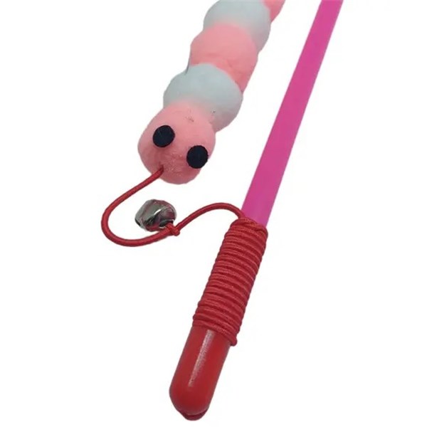 Varinha Centopeia com Elástico Divertido para Gatos