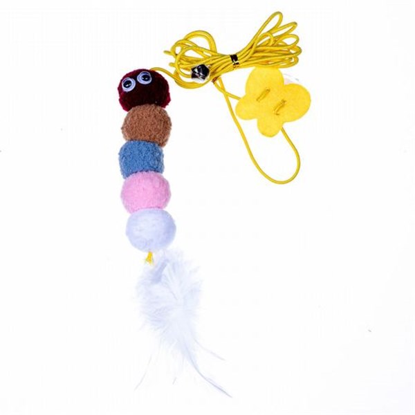 Brinquedo Centopeia com Elástico Divertido para Gatos