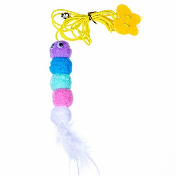 Brinquedo Centopeia com Elástico Divertido para Gatos