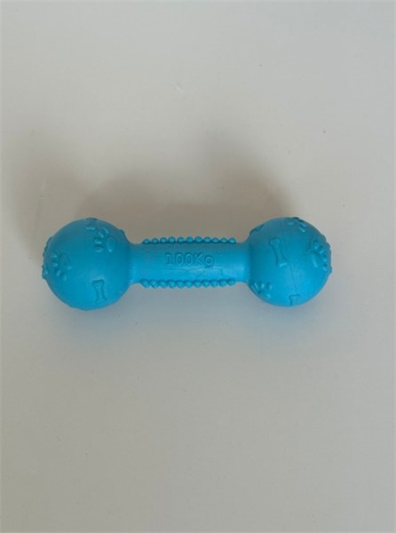 Brinquedo Osso com Bola Borracha Tex Toys para Cães 1 unidade