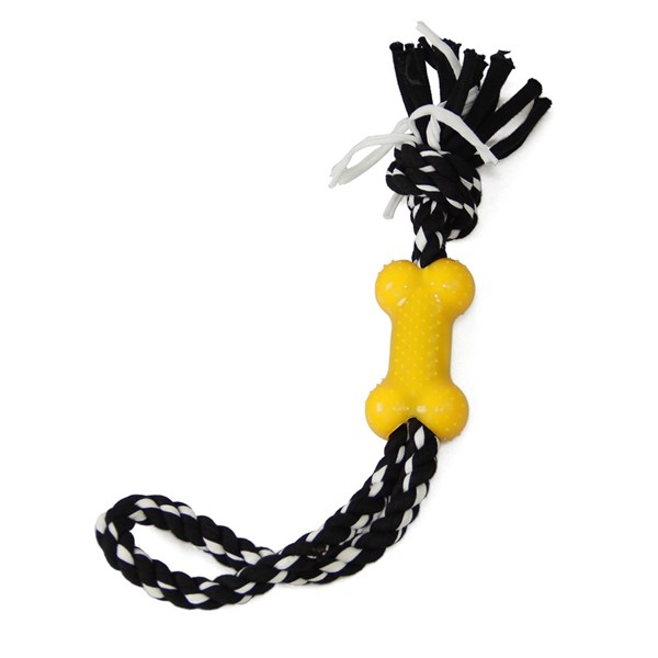 Brinquedo Corda Color Ossinho com Nó 32cm