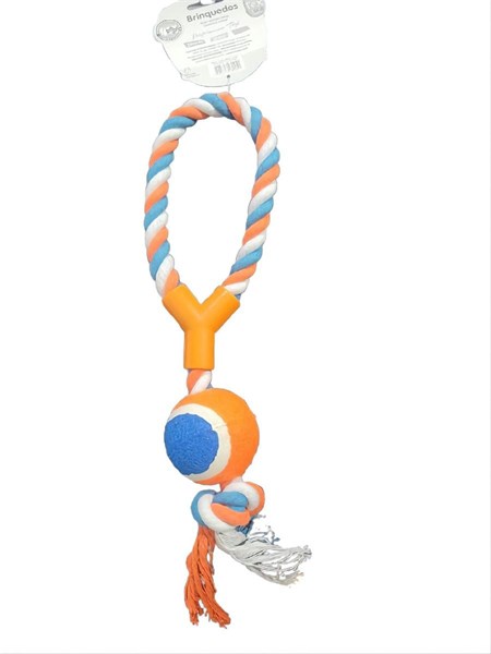 Brinquedo Corda Argola com Bola 38cm