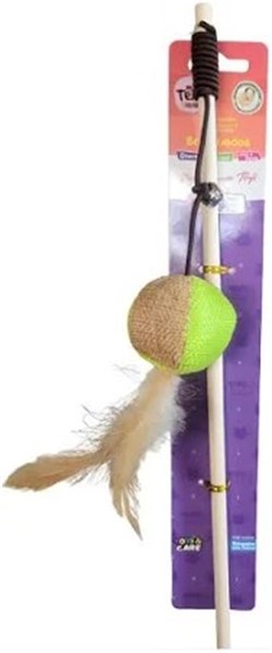 Varinha Brinquedo para Gato com Bola 40cm