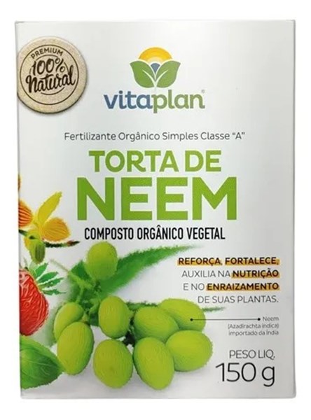 Fertilizante Torta De Neem Composto Orgânico 150g Vitaplan