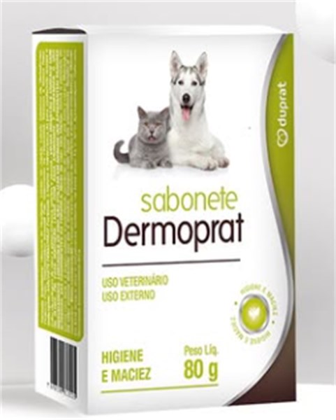 Dermoprat Sabonete Duprat para Cães e Gatos 80g