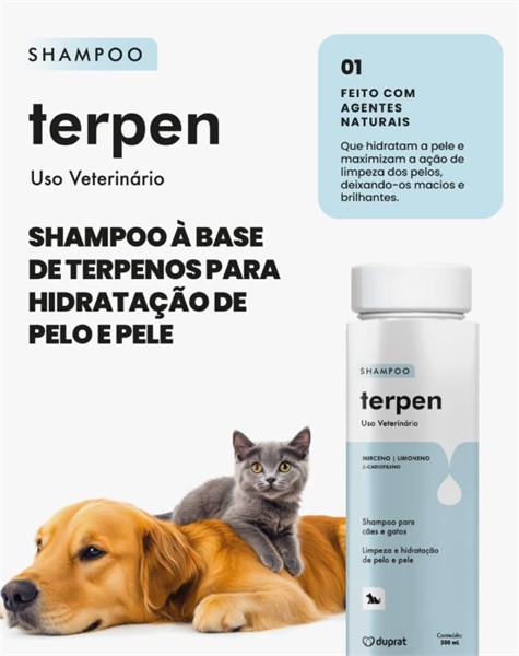 Shampoo Terpen Duprat para Cães e Gatos 500ml