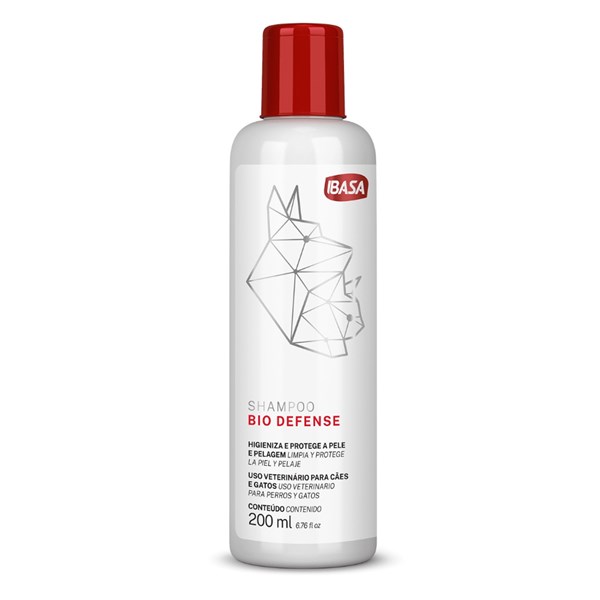 Shampoo Bio Defense para Cães e Gatos Ibasa 200ml