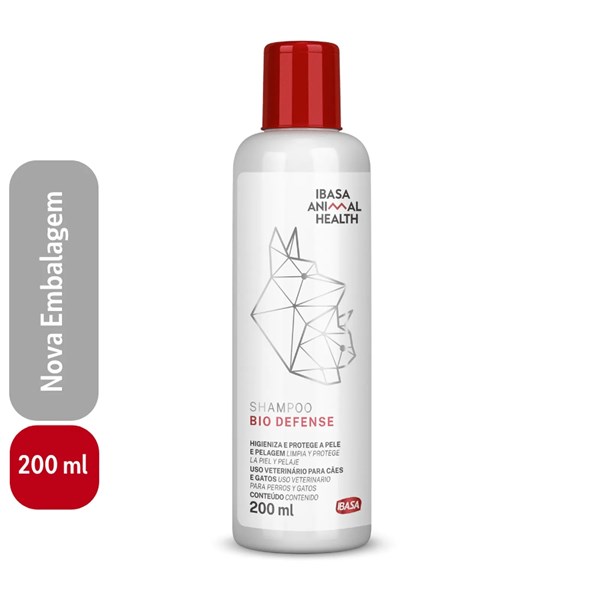 Shampoo Bio Defense para Cães e Gatos Ibasa 200ml