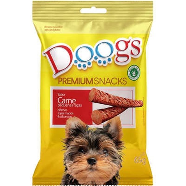 Bifinho Doogs Premium Sabor Carne Pequeno Porte 65g