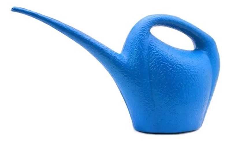 Regador Com Bico Fino 2 Litros Verde/azul Jardinagem