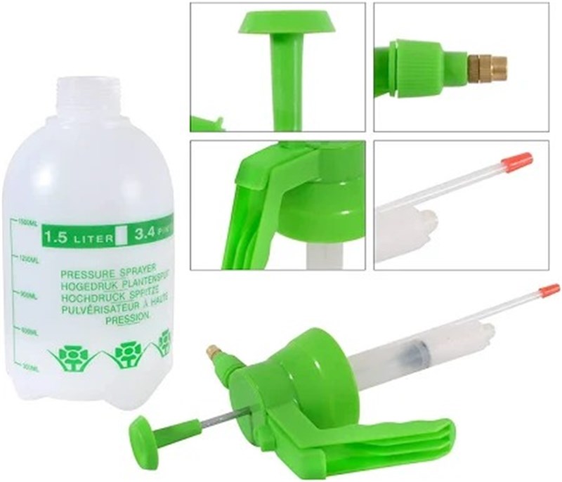 Pulverizador Borrifador Multiuso com Regulagem Pressão 1,5 L