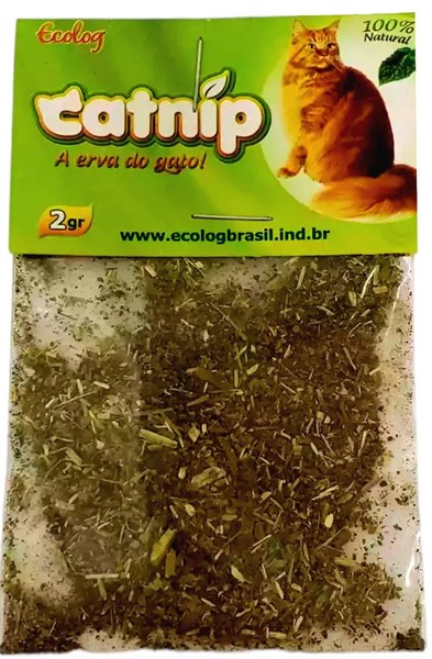 Cat Nip A Erva Do Gato Natural Pet Ecolog com 2g