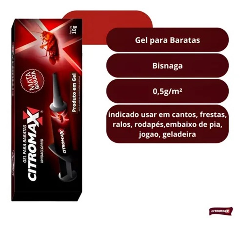 Citromax Mata Baratas Gel Bisnaga 10g