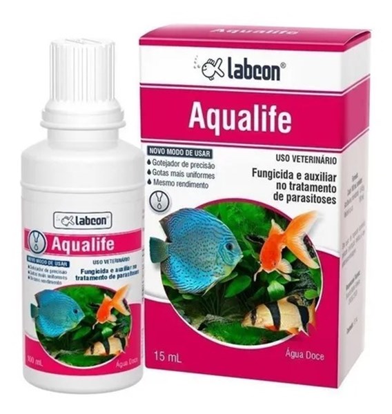 Labcon Aqualife 15ml Alcon Anti Parasita e Fungos