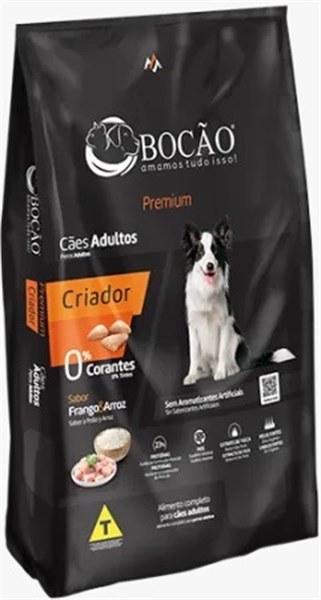 Ração Bocão Premium Cães Adultos Criador 20kg