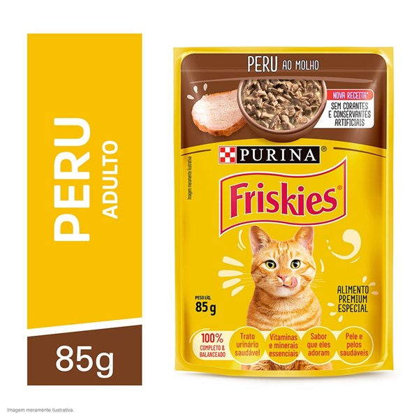 Sachê Friskies Peru ao Molho 85g