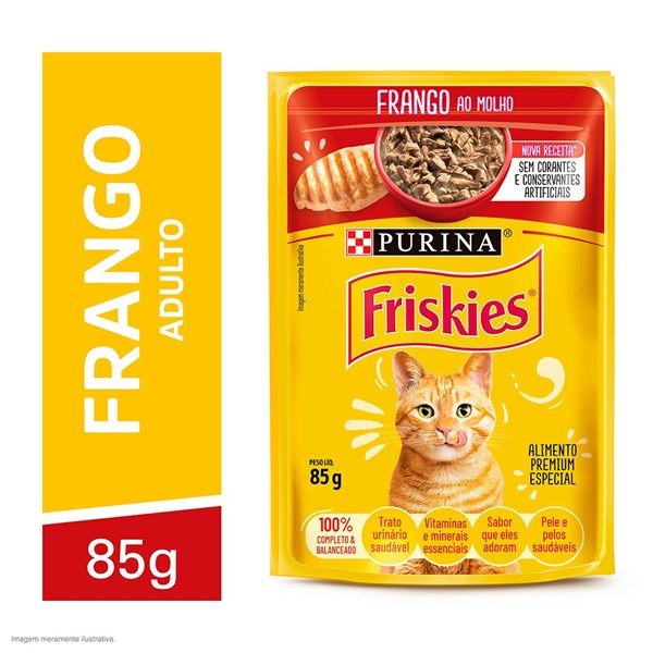 Sachê Friskies Frango ao Molho 85g