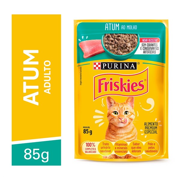 Sachê Friskies Atum ao Molho 85g
