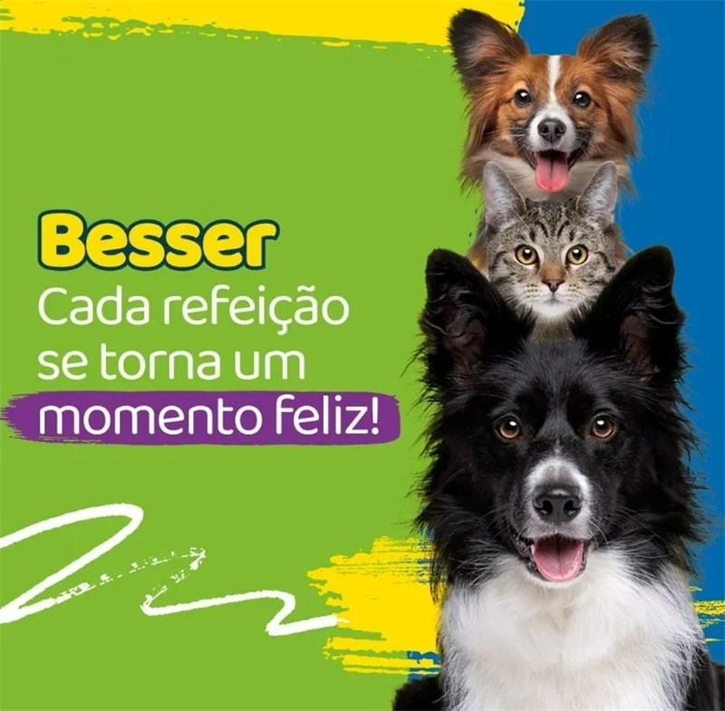Ração Besser Natural Premium para Cães Adultos 15kg