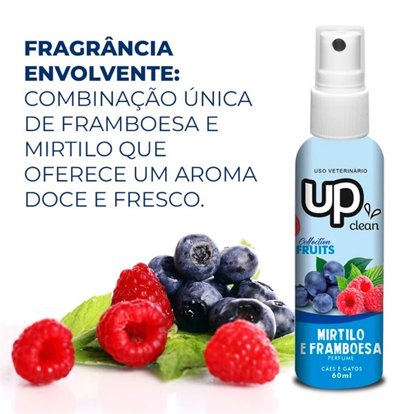 Perfume Mirtilo e Framboesa Tropical Fruits 60ml Up Clean