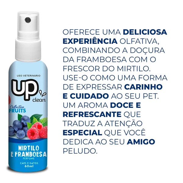 Perfume Mirtilo e Framboesa Tropical Fruits 60ml Up Clean