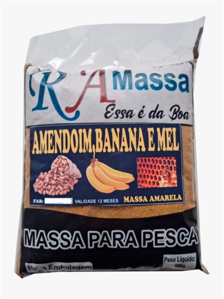 Massa para Pesca RA Amendoim Banana e Mel 500g