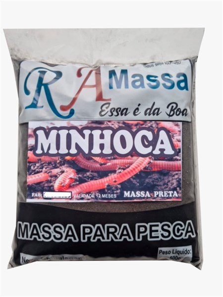 Massa para Pesca RA Minhoca 500g