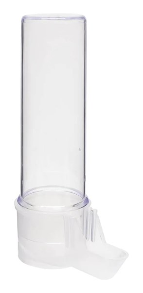 Bebedouro Pássaros Bico Fino 80ml para Gaiolas malha Fina