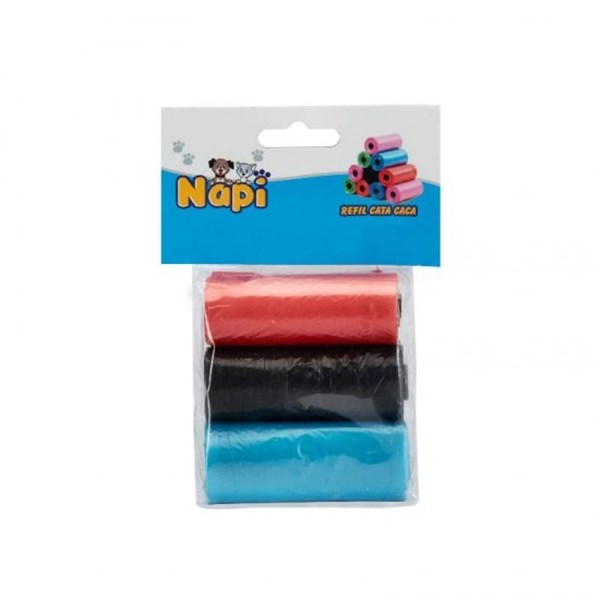 Refil Cata Caca com 3 unidades Napi