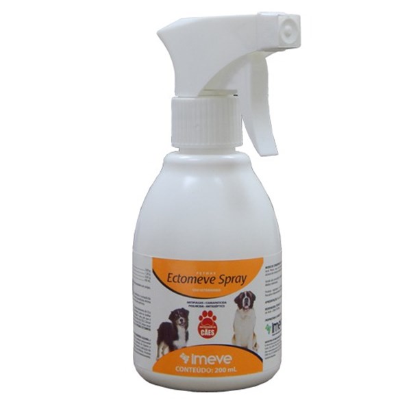 Ectomeve Spray Antipulgas Carrapaticida Piolhicida para Cães 200ml