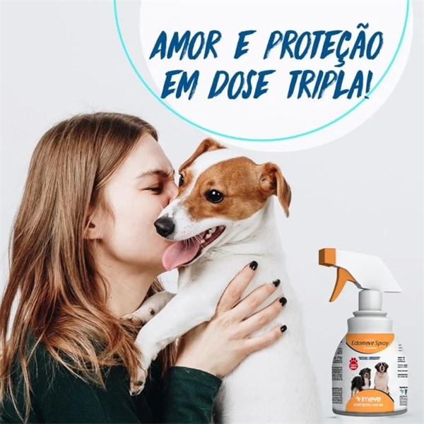 Ectomeve Spray Antipulgas Carrapaticida Piolhicida para Cães 200ml