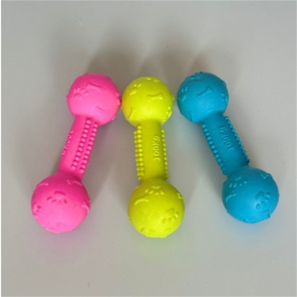 Brinquedo Osso com Bola Borracha Tex Toys para Cães 1 unidade