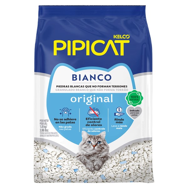 Areia Pipicat Bianco Original 1,8KG