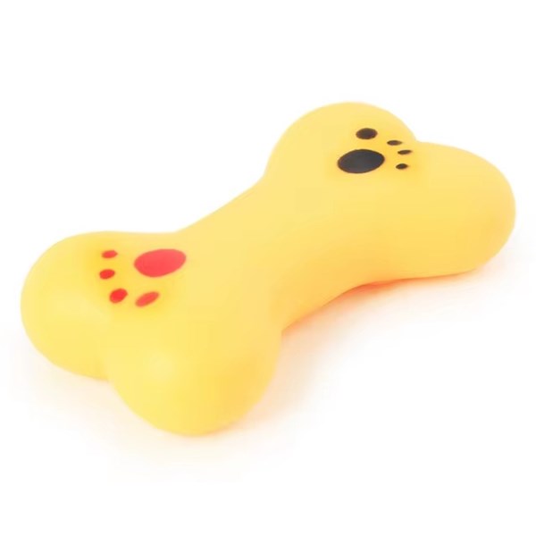 Brinquedo Vinil Ossinho Patinha Lisa para Cães