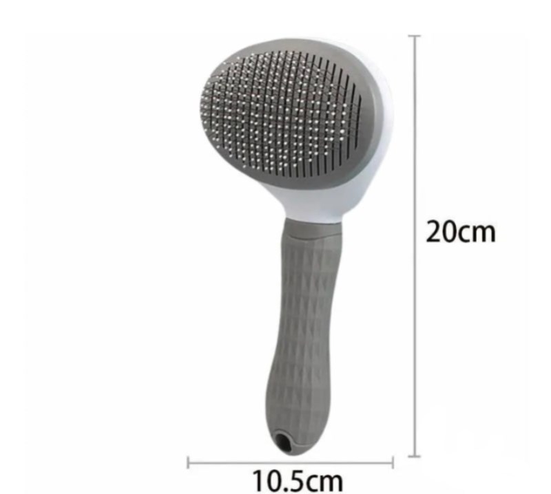 Escova Super Premium Autolimpa Cães e Gatos 19cm