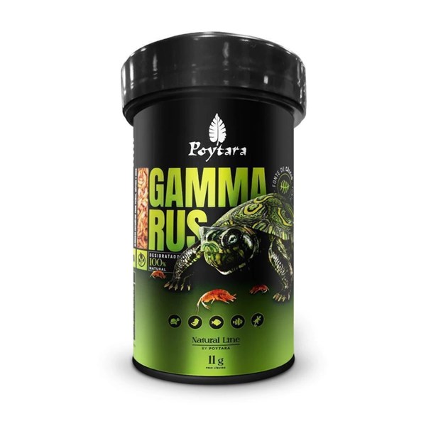 Ração para Tartaruga Poytara Gammarus Natural Line 11g