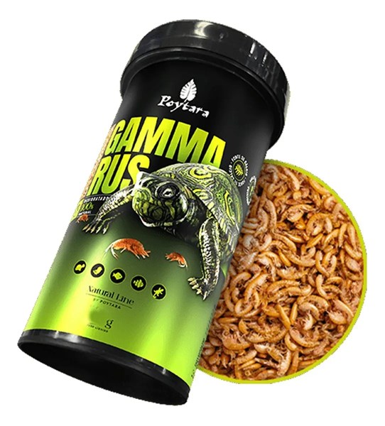 Ração para Tartaruga Poytara Gammarus Natural Line 11g