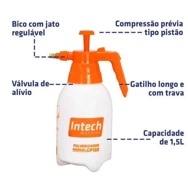 Pulverizador Manual GP 150 Intech 1,5 L