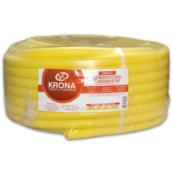 ELETRODUTO DE PVC FLEX CORRUGADO 20MM - 50 MT