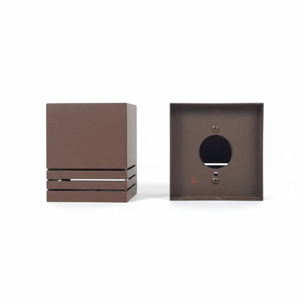 ARANDELA CLASSICA DICROICA COR MARRON TEXTURA
