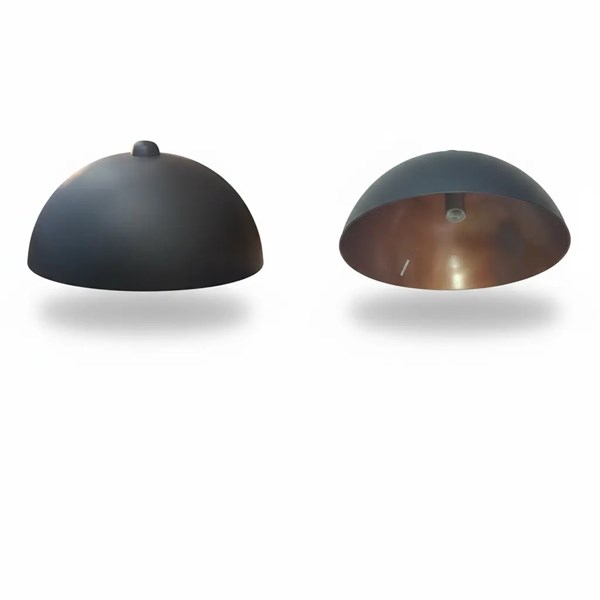 PENDENTE MEIA LUA 50 CM COR COBRE/PRETO