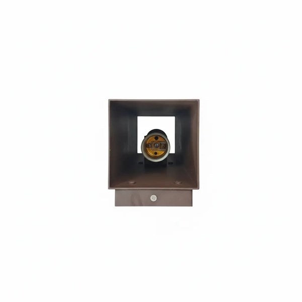 ARANDELA TUBO E-27 COR MARRON TEXTURA