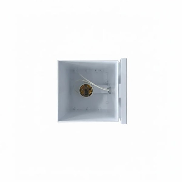 ARANDELA RETANGULAR PAR 20 BRANCO