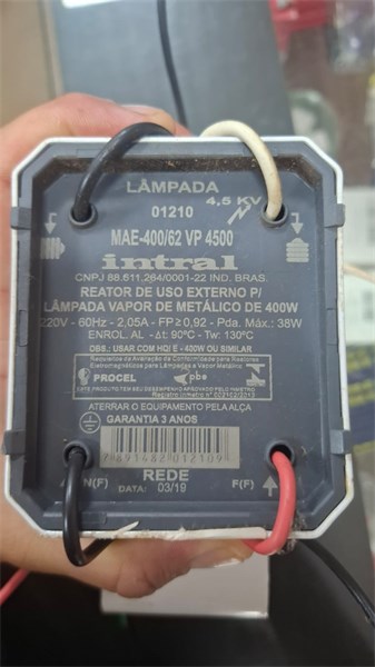 REATOR VAPOR METALICO 400W
