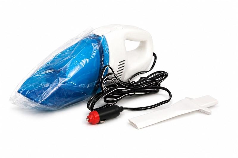 ASPIRADOR DE PO CARRO AZUL E BRANCO