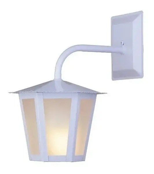 ARANDELA IDEAL SEXTAVADA BRANCA 9,5X33X24CM