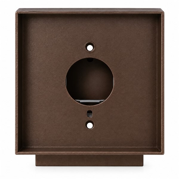 ARANDELA ITALIA MARROM TEXTURA 11X7,5X9,5CM