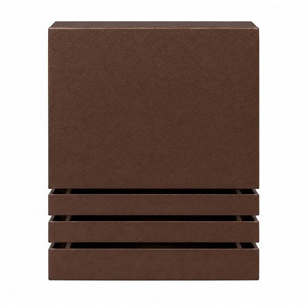 ARANDELA ITALIA MARROM TEXTURA 11X7,5X9,5CM