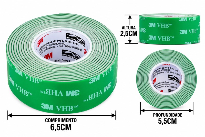 FITA DUPLA FACE FIXA FORTE EXTREMA 24MMX2M 6,5X2,5X5,5CM